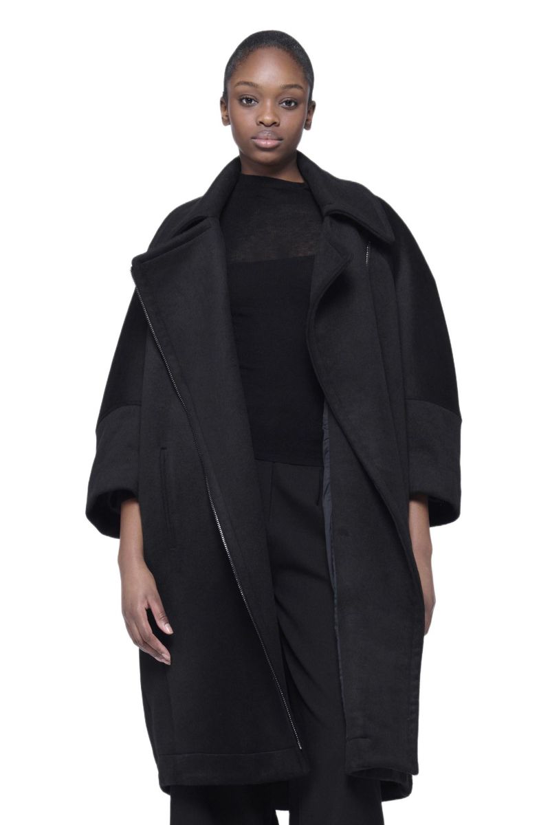 Women's Boxy Biker Coat