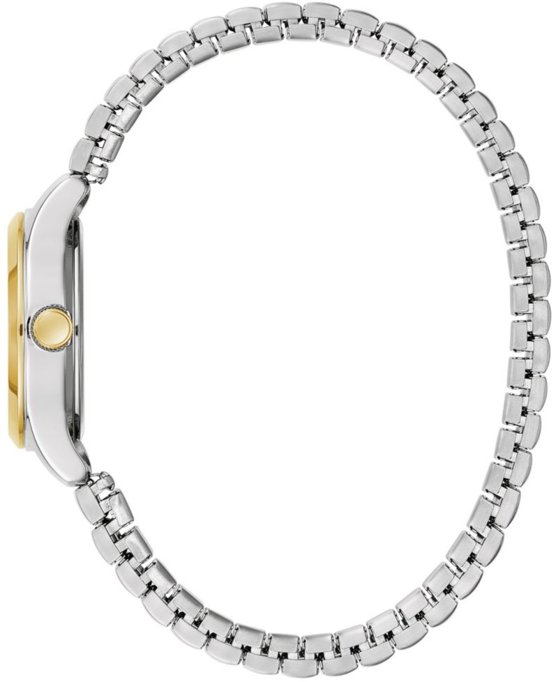 Women's Two-Tone Stainless Steel Expansion Bracelet Watch 24mm