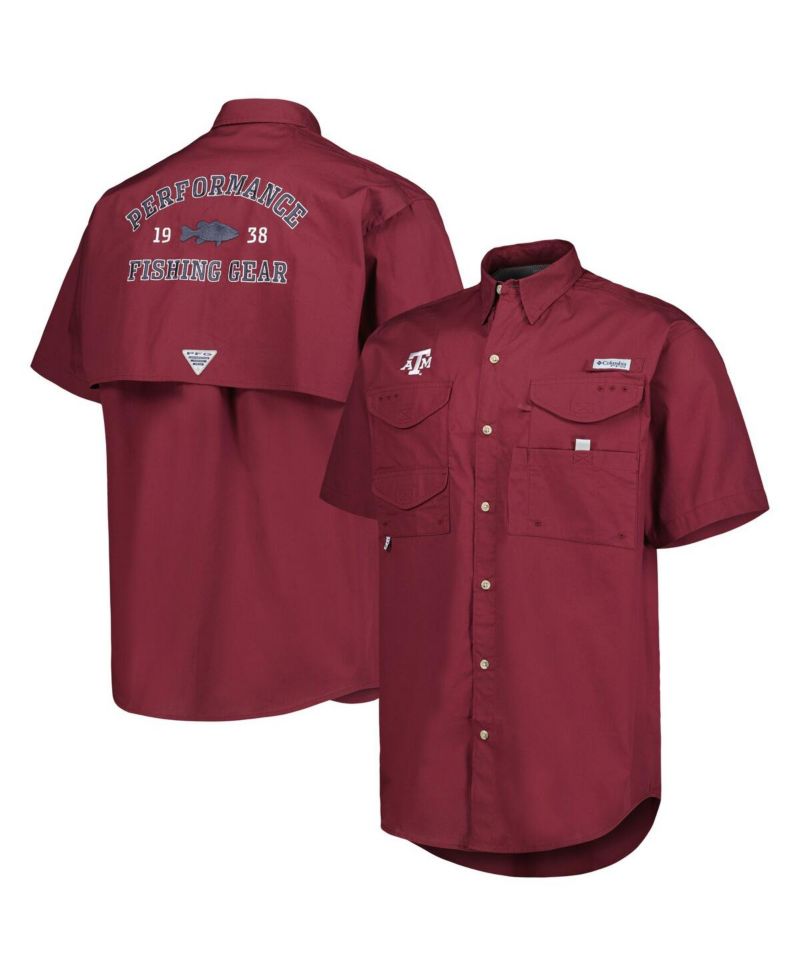 Men's Maroon Texas A&M Aggies Bonehead Button-Up Shirt