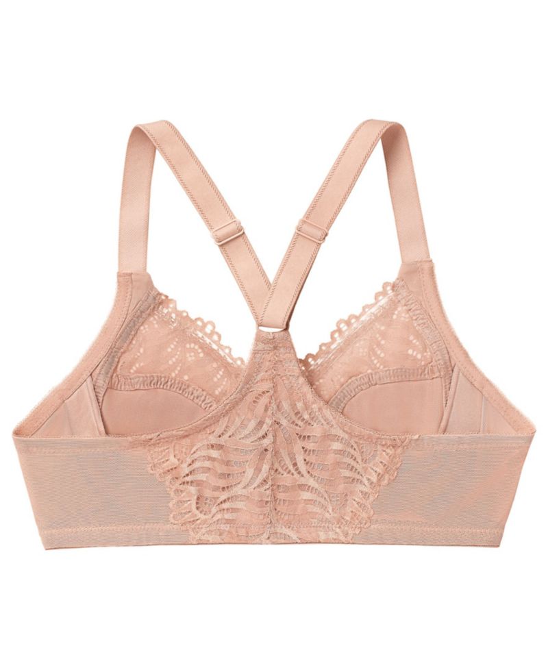 Women's Plus Size Wonder Wire Front Close T-Back Bra 1246