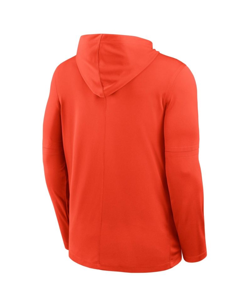 Men's Orange Syracuse Orange 2026 Sideline Dri-FIT Lightweight Hooded Top