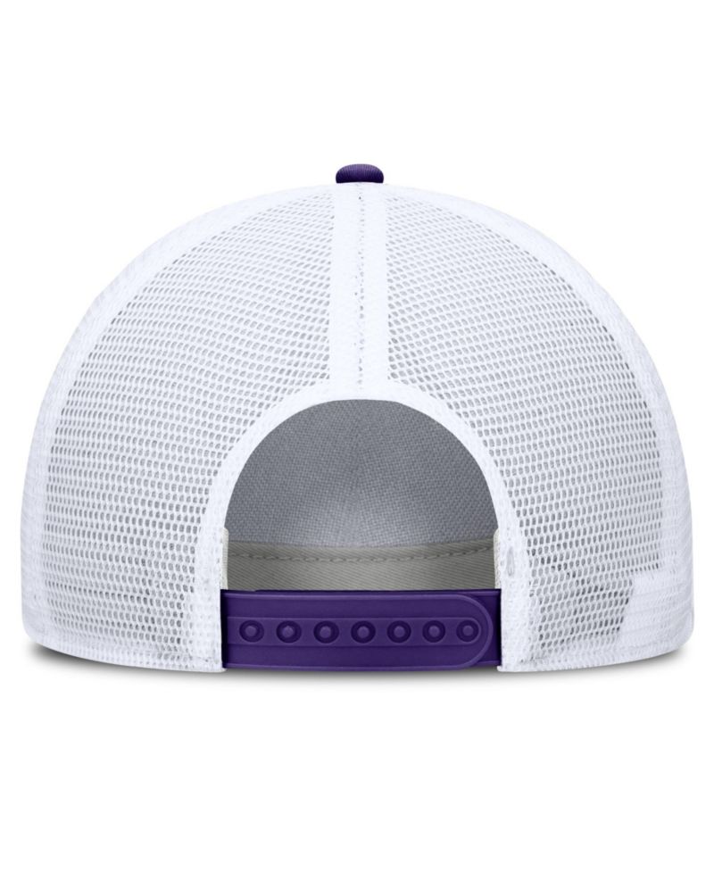 Men's and Women's White LSU Tigers Country Club Golfin' Rise Trucker Adjustable Hat