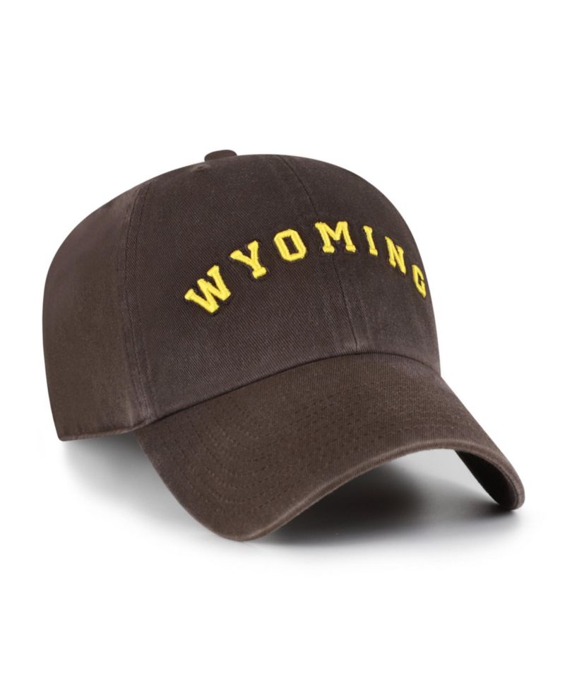 Men's '47 Brown Wyoming Cowboys Vault Clean Up Adjustable Hat