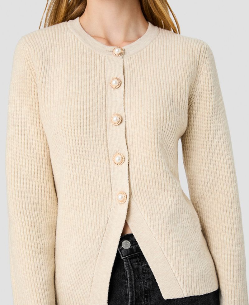 Women's Marley Jewel Neck Button-Front Cardigan