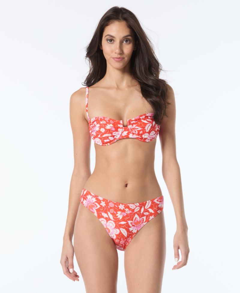 Women's High-Cut Moderate Coverage Swim Bottoms