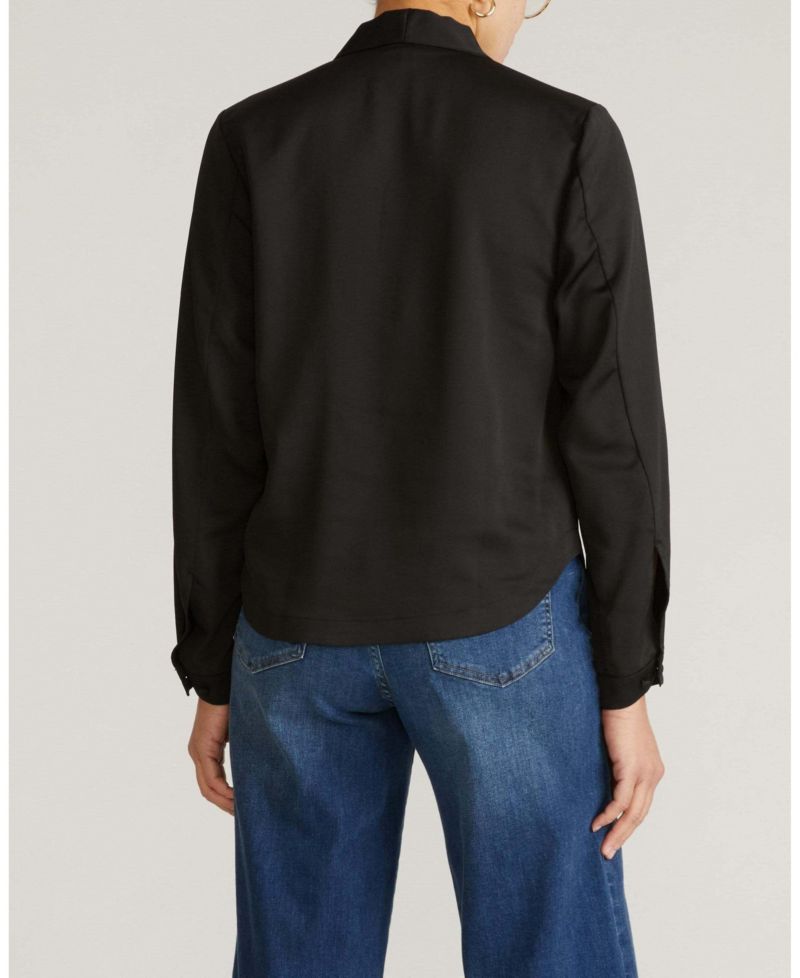 Plus Size Georgette Satin Cambria Blouse