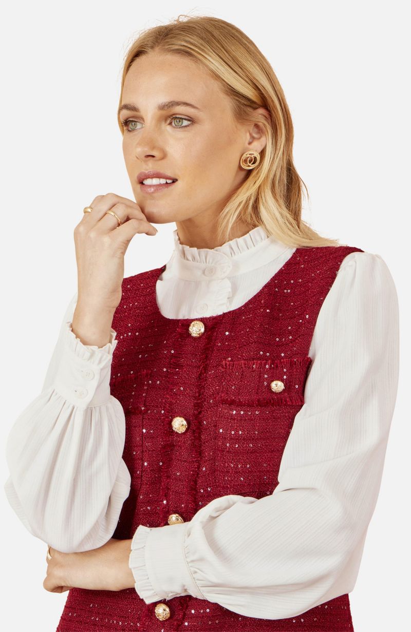 Women's Boucle Tunic Dress