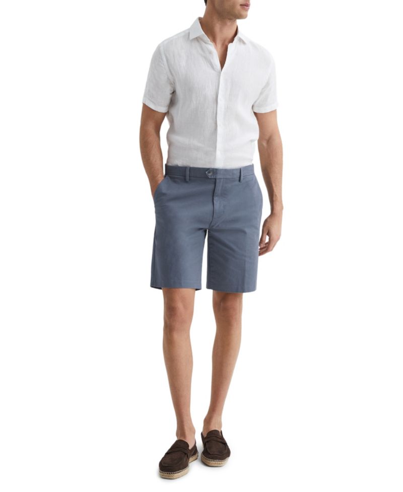 Men's Wicket Modern Fit 9" Cotton Blend Chino Shorts