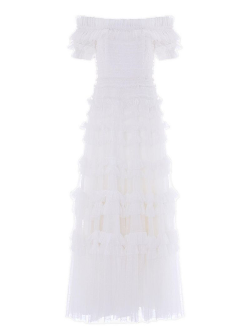 Women's Lisette Ruffle Off Shoulder Gown