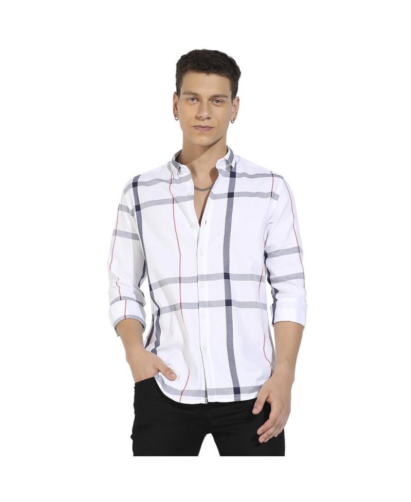 Men's Tartan Plaid Button Up Shirt