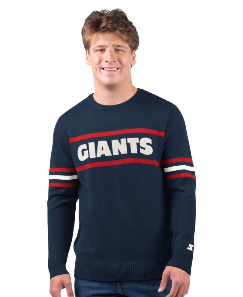 Men's Navy New York Giants Player Sweater