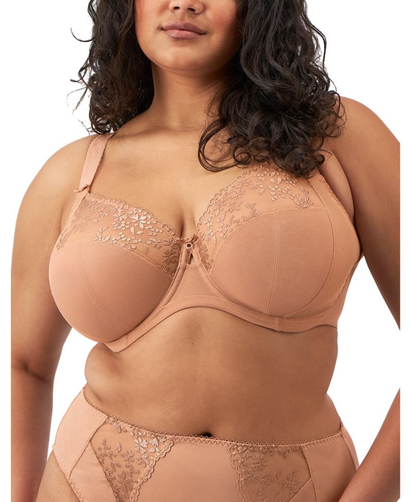 Plus Size Zarla Banded Underwire Stretch Lace Bra EL302505