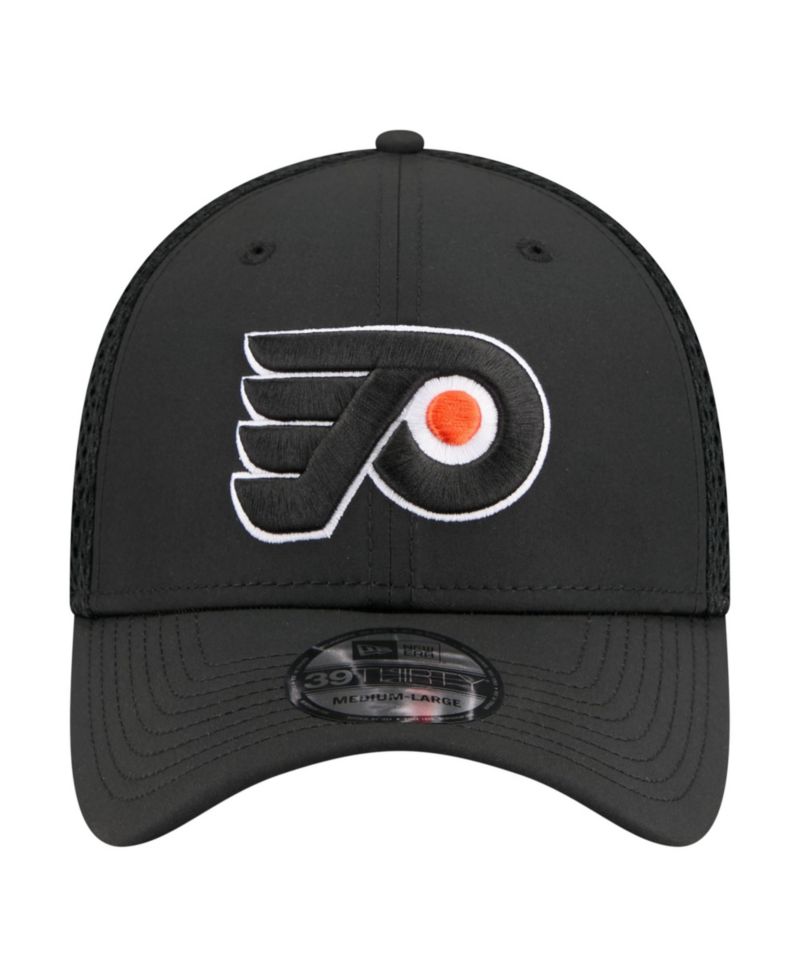 Men's Black Philadelphia Flyers Logo 39THIRTY Flex Hat