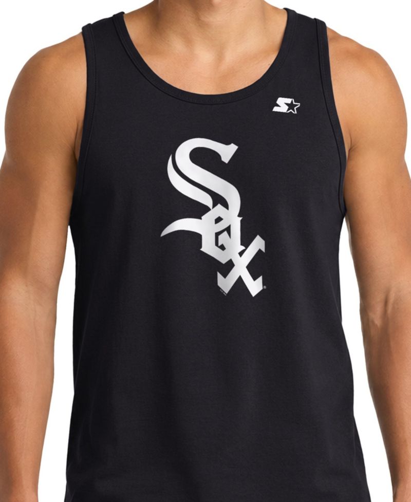 Men's Black Chicago White Sox Tank Top