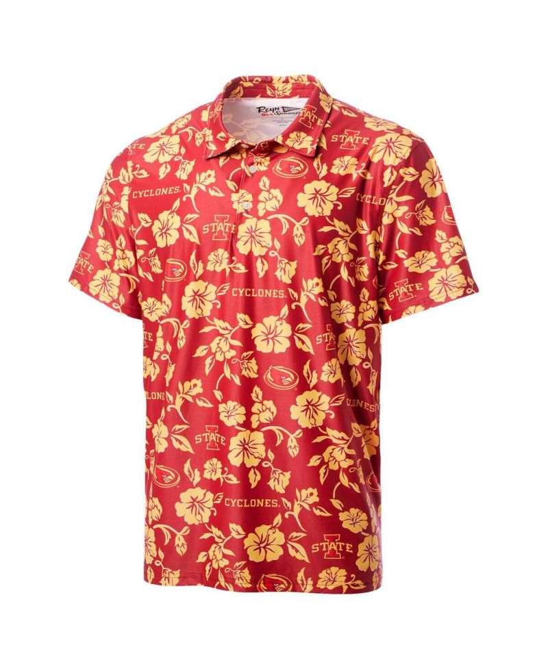 Men's Cardinal Iowa State Cyclones Performance Polo Shirt