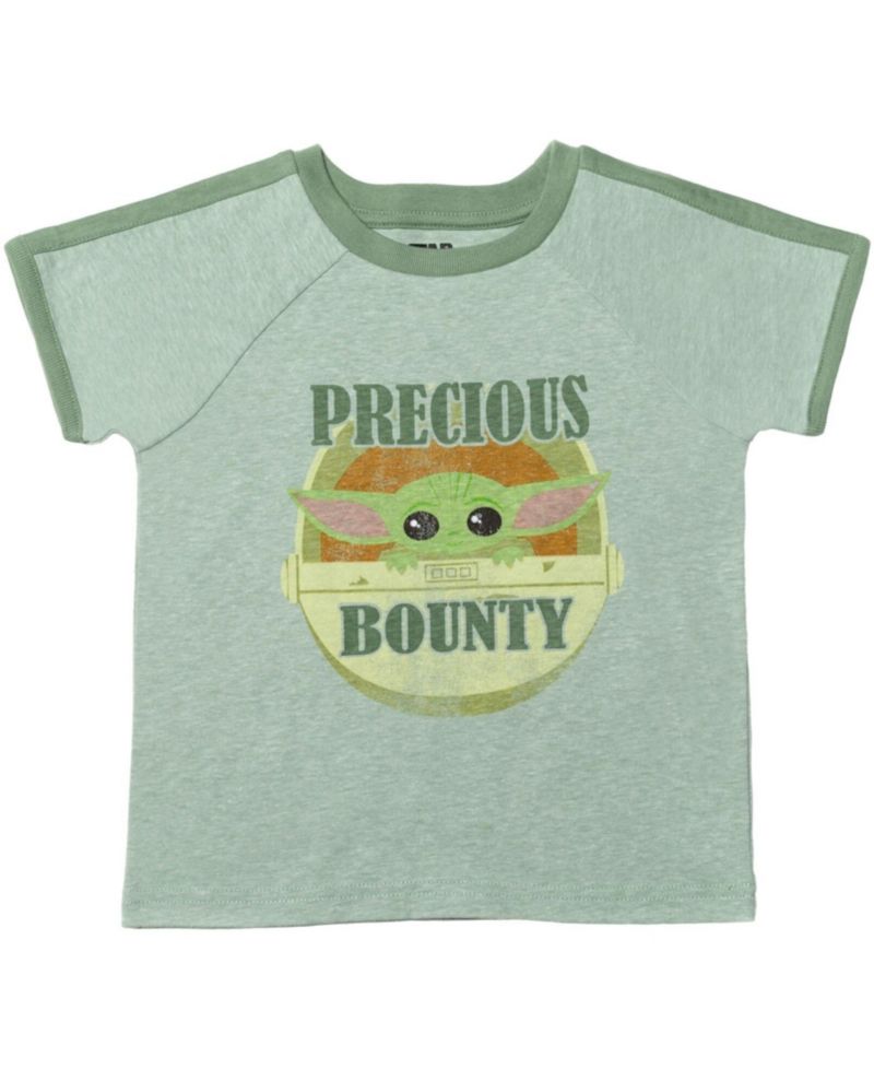 Toddler Boys The Mandalorian 2T -5T T-Shirt and French Terry Shorts Outfit Set