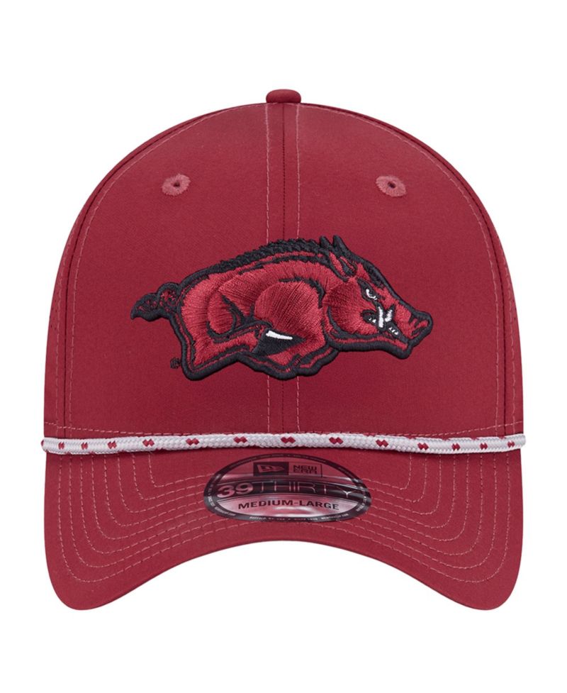 Men's Cardinal Arkansas Razorbacks Rope 39THIRTY Flex Hat