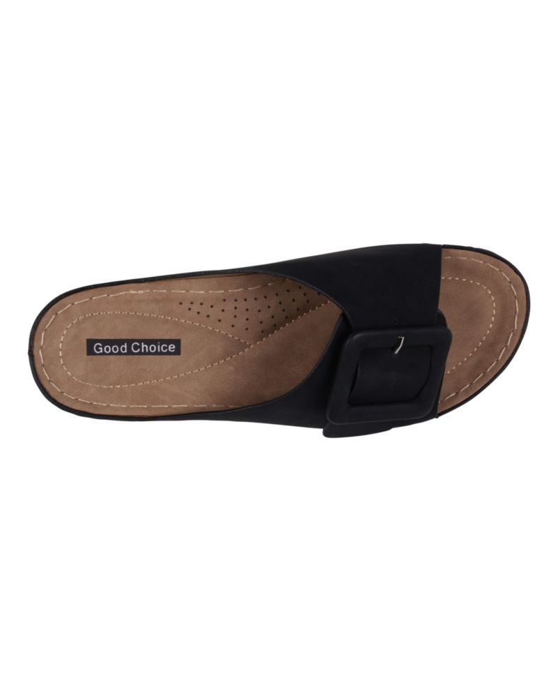 Women's Hamden Buckle Comfort Wedge Sandals