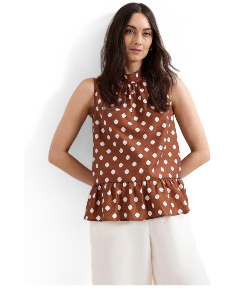 Women's Indie Brown Blouse