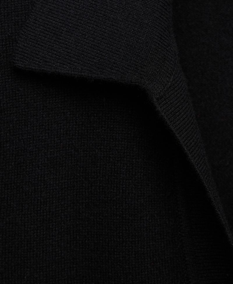 Women's Selection Polo-Collar Wool-Blend Sweater
