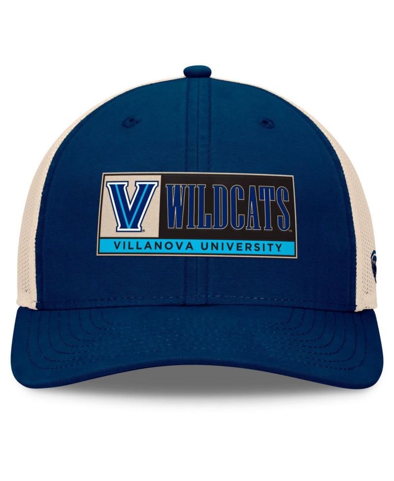 Men's Navy/Natural Villanova Wildcats Bennett Trucker Adjustable Hat