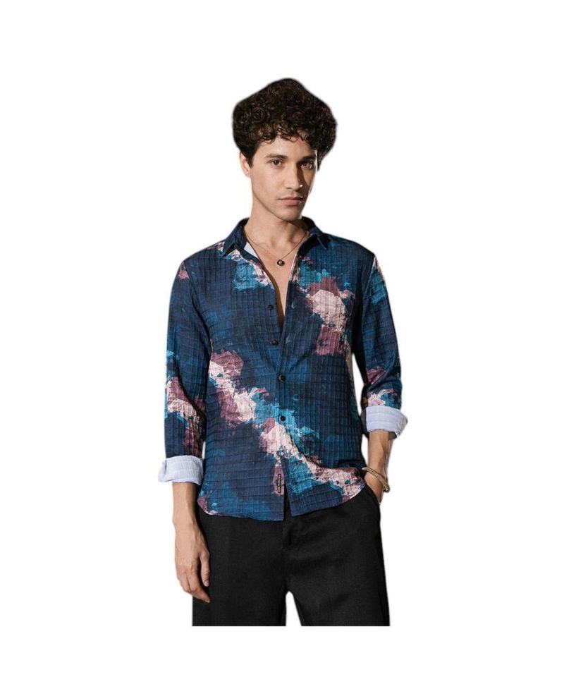 Men's Abstract Fluid Shirt