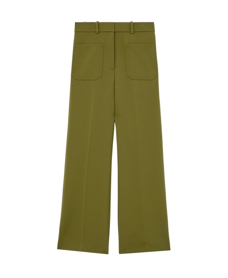 Women's Priya Twill High-Rise Flared Pants