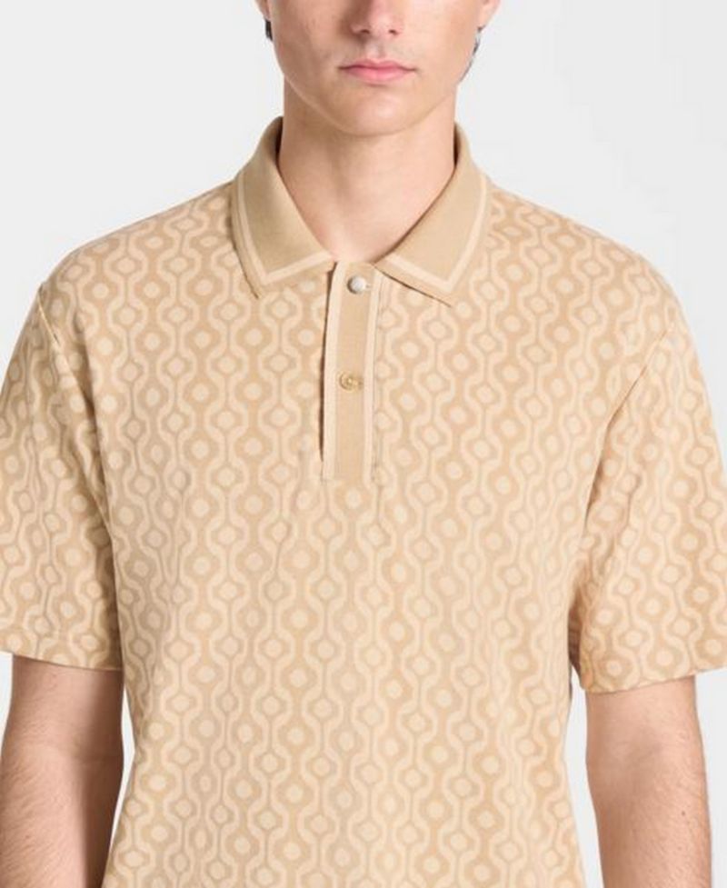 Men's Fulham Jacquard Classic-Fit Polo Shirt