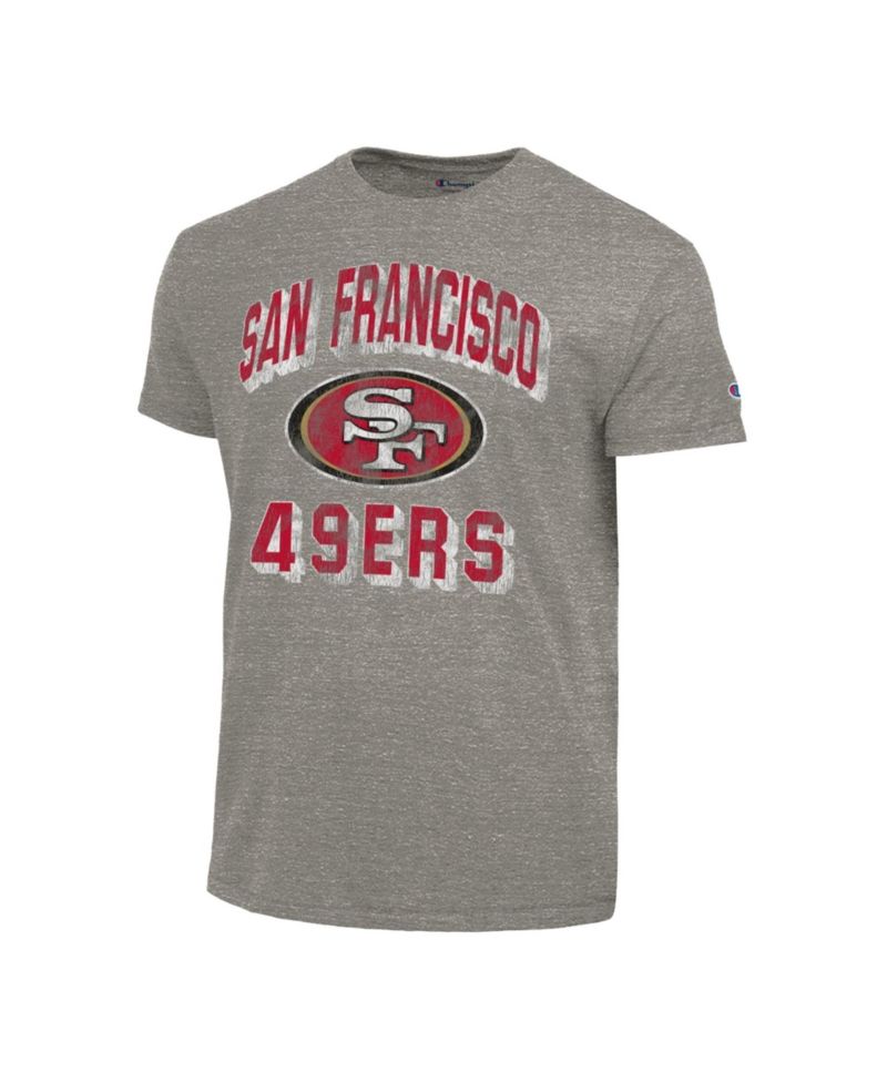 Men's Charcoal San Francisco 49ers Ultimate Tri-Blend T-Shirt