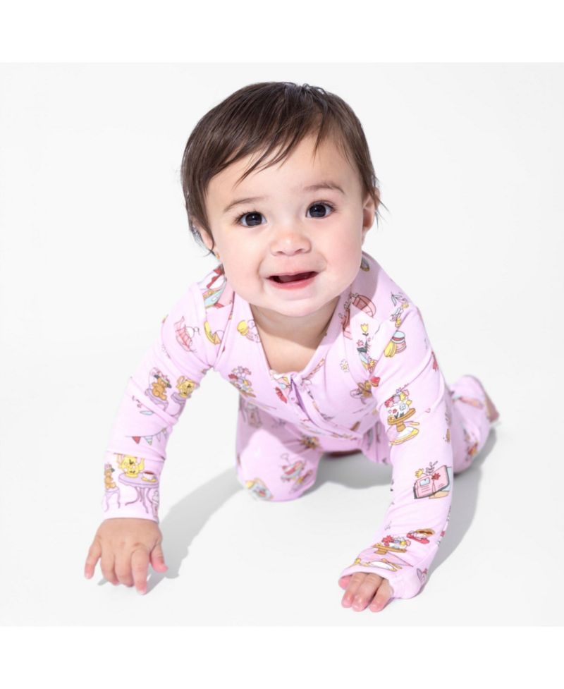 Baby Boys or Baby Girls Tea Party Convertible Footie