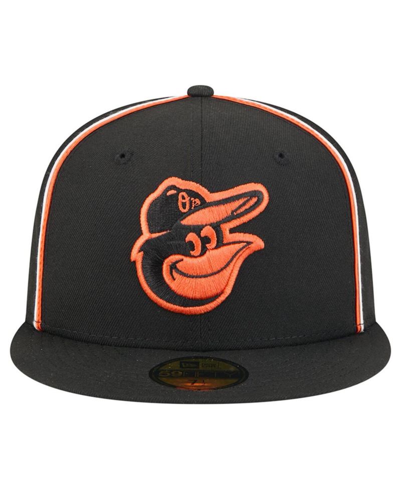 Men's Black Baltimore Orioles Soutache 59FIFTY Fitted Hat