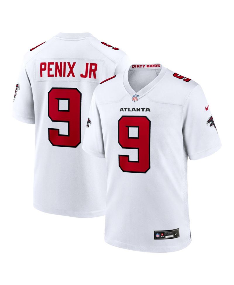 Men's Michael Penix Jr. White Atlanta Falcons Game Jersey