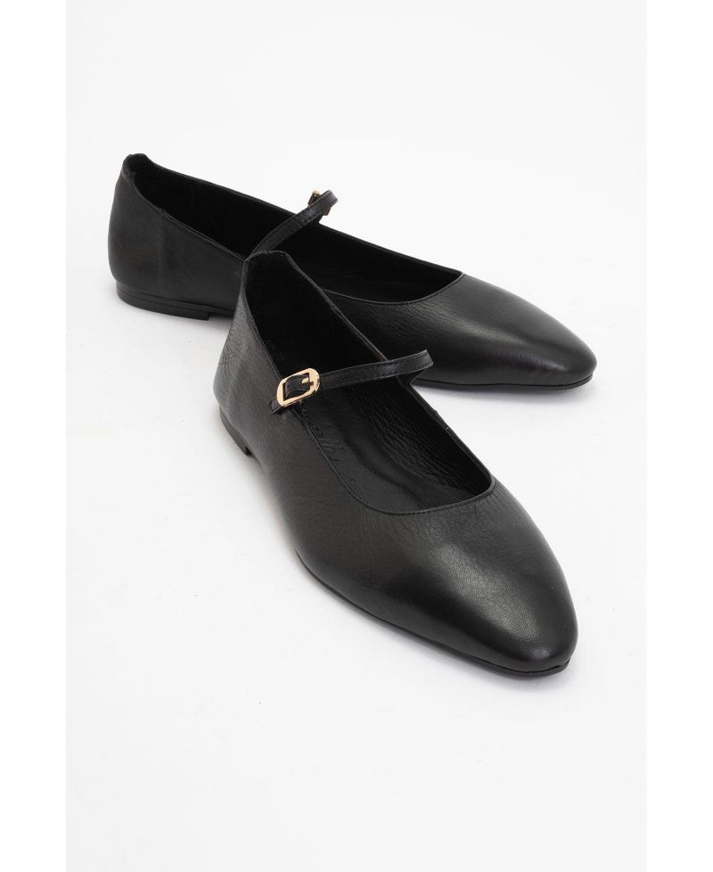 Women's Lara Leather Mary Jane Flats