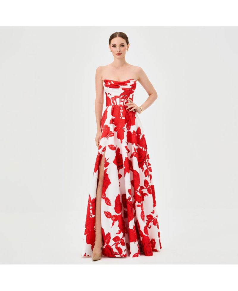 Women's Virginia Corset Strapless Gown