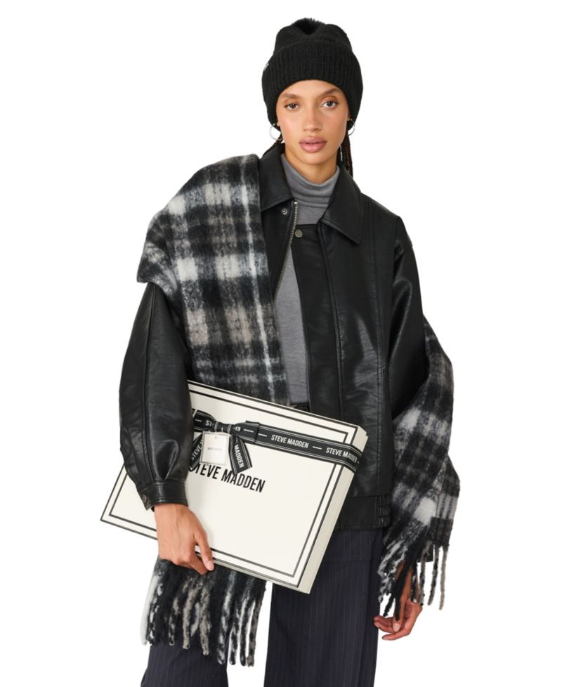 English Plaid 2-Piece Beanie and Scarf Set