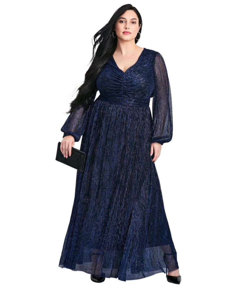 Women's Lucia Plisse Maxi Dress
