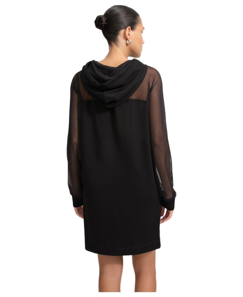 Women's Park Mesh-Panel Hooded Sweatshirt Dress