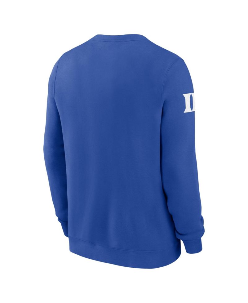 Men's Royal Duke Blue Devils 2026 Sideline Club Sweatshirt