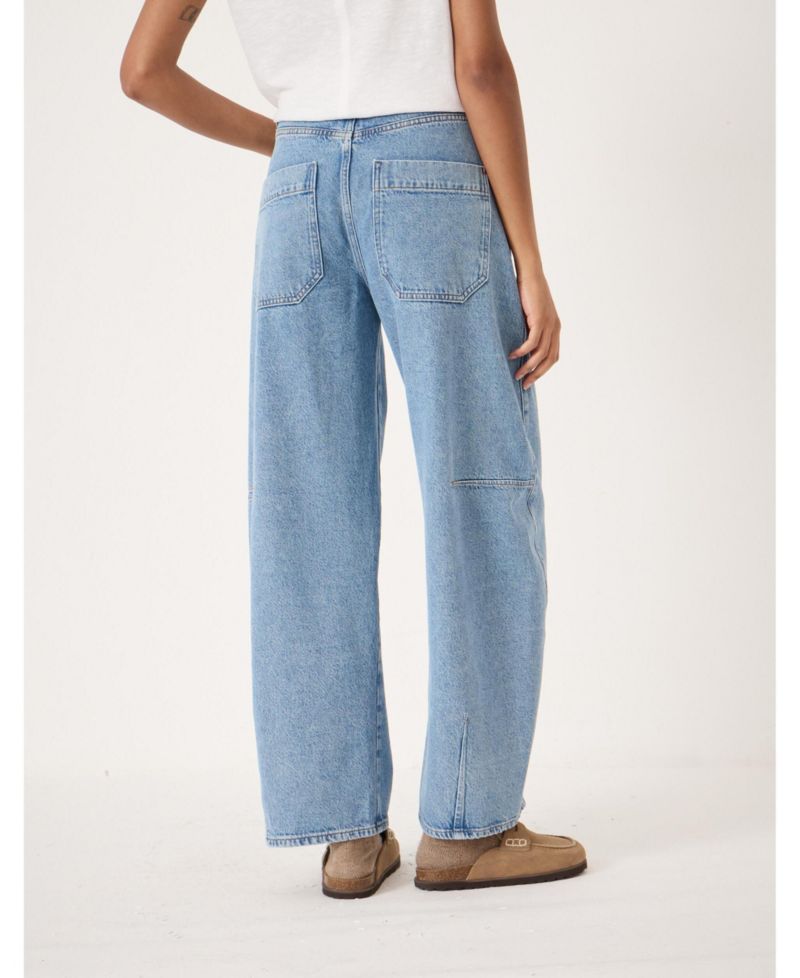 Women's Bree Horseshoe Barrel Leg Jeans