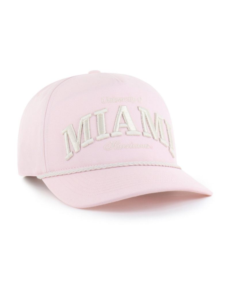 Men's '47 Pink Miami Hurricanes Gelato Hitch Adjustable Hat
