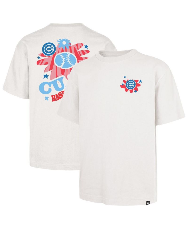 Men's Cream Chicago Cubs Flora Foundation T-Shirt