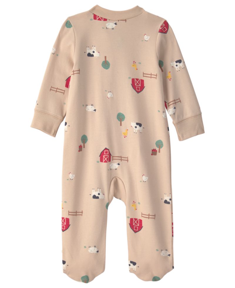 Baby Boys' and Baby Girls' Cotton 2-Way Zip Sleep & Play