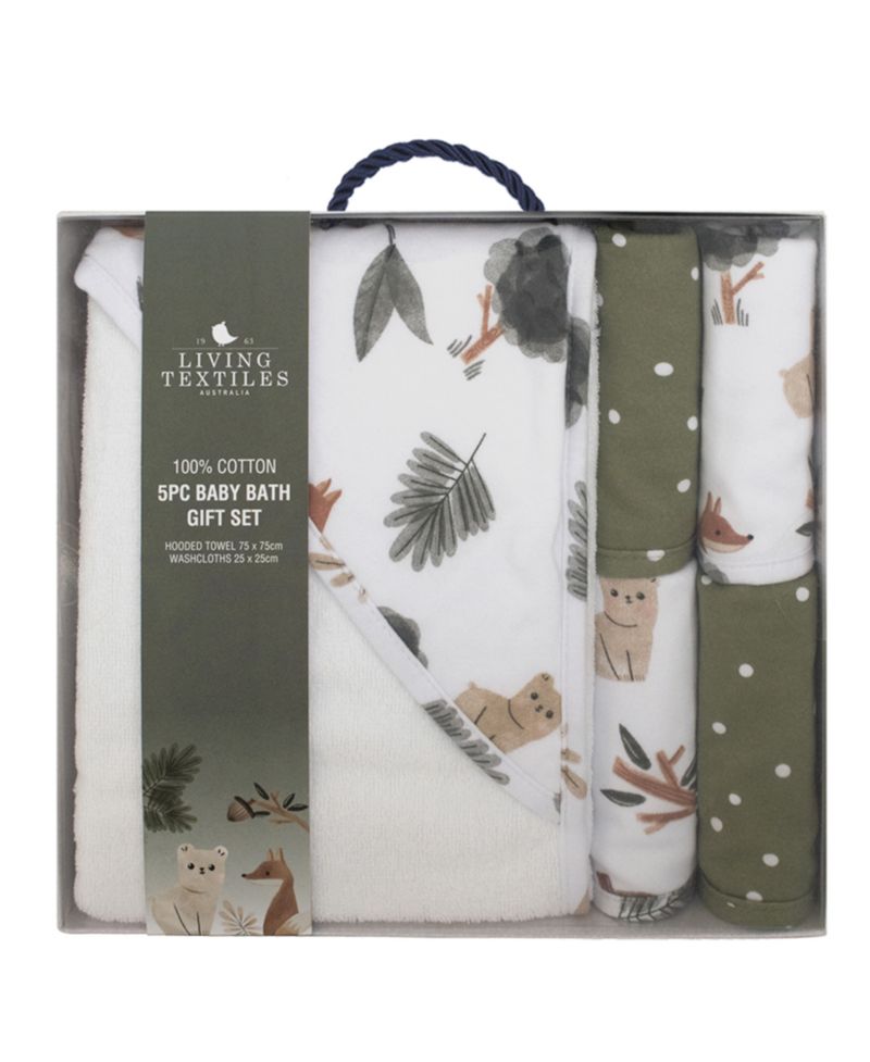 Baby Boys or Baby Girls Bath Gift Set, 5 Piece