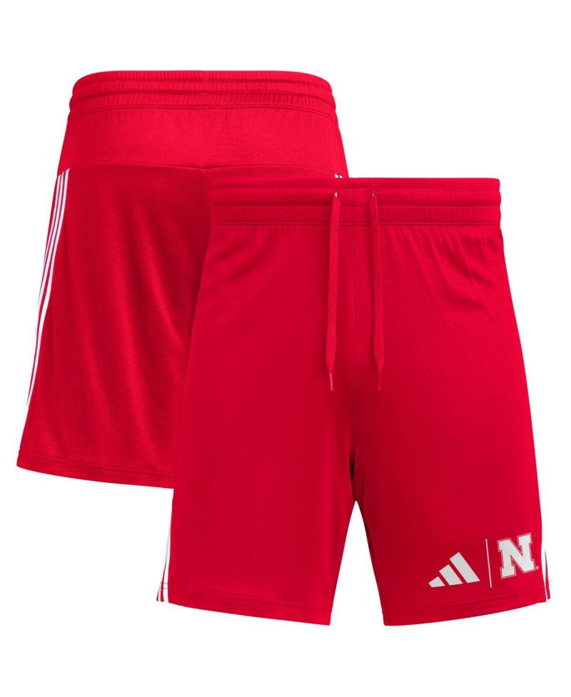 Men's Scarlet Nebraska Huskers AEROREADY 7" Shorts