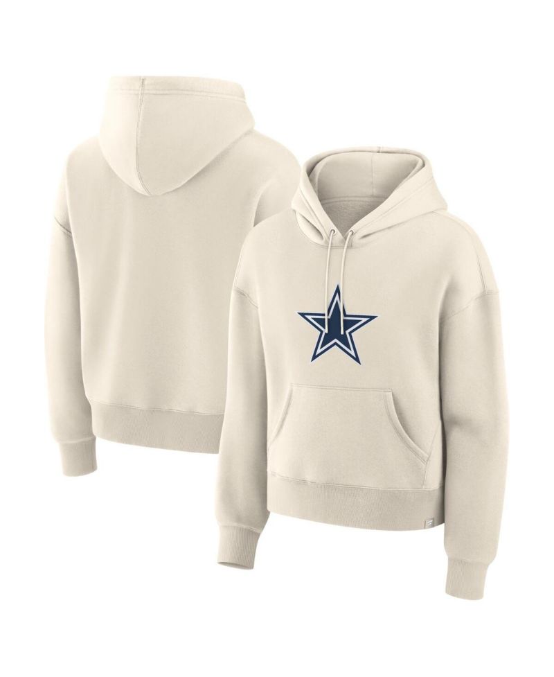 Women's Cream Dallas Cowboys Dove Legacy Pullover Hoodie