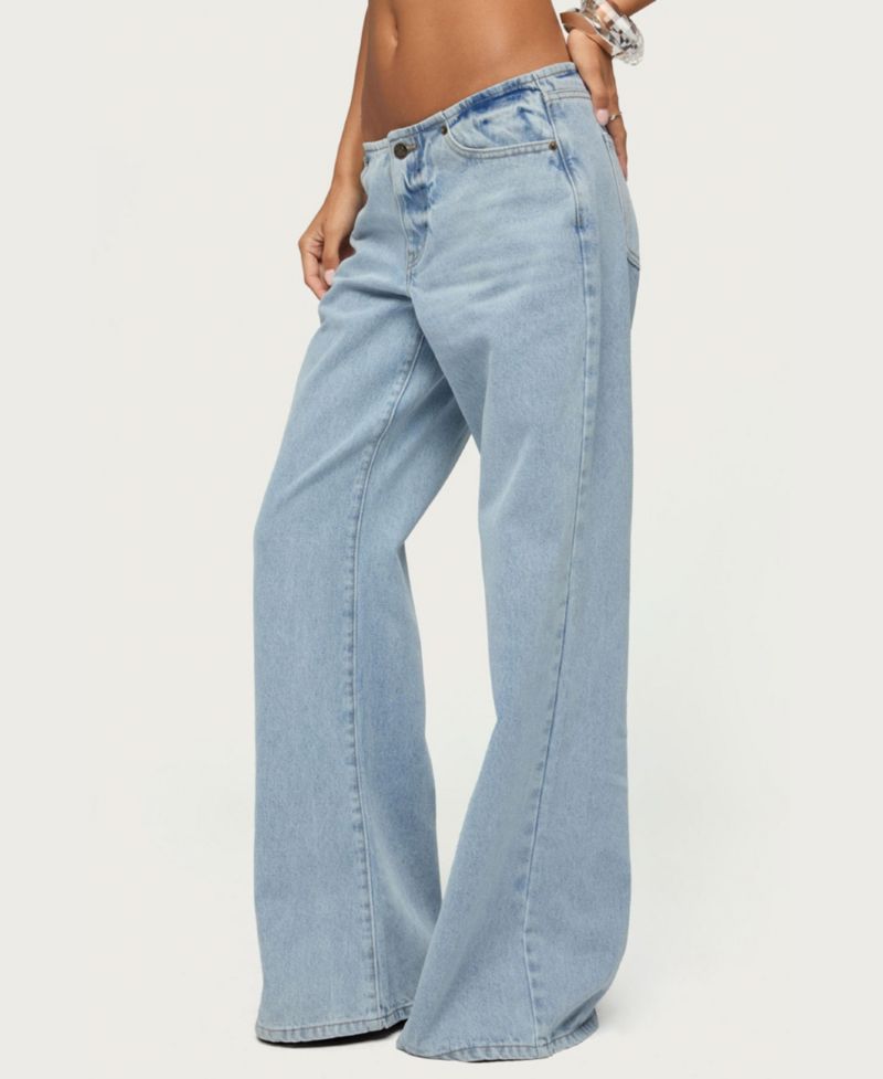 Women's Veya Low-Rise Baggy & Relaxed-Fit Jeans