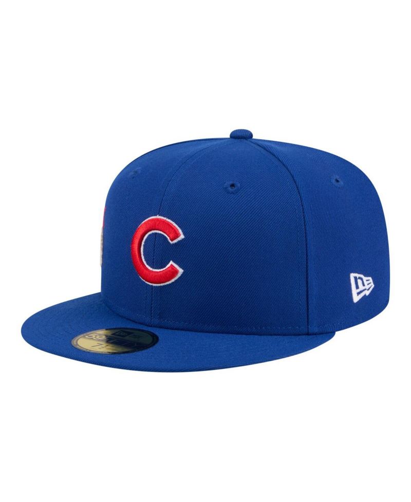 Men's Royal Chicago Cubs City Patch 59FIFTY Fitted Hat