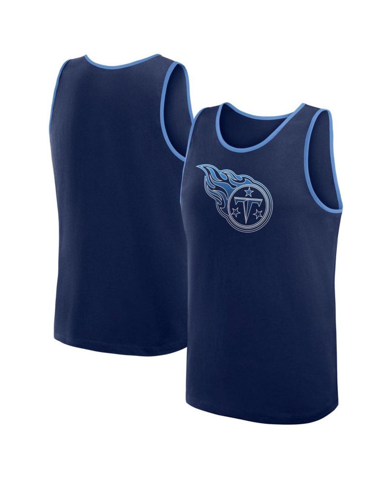 Men's Navy Tennessee Titans Unmatched Success Tank Top