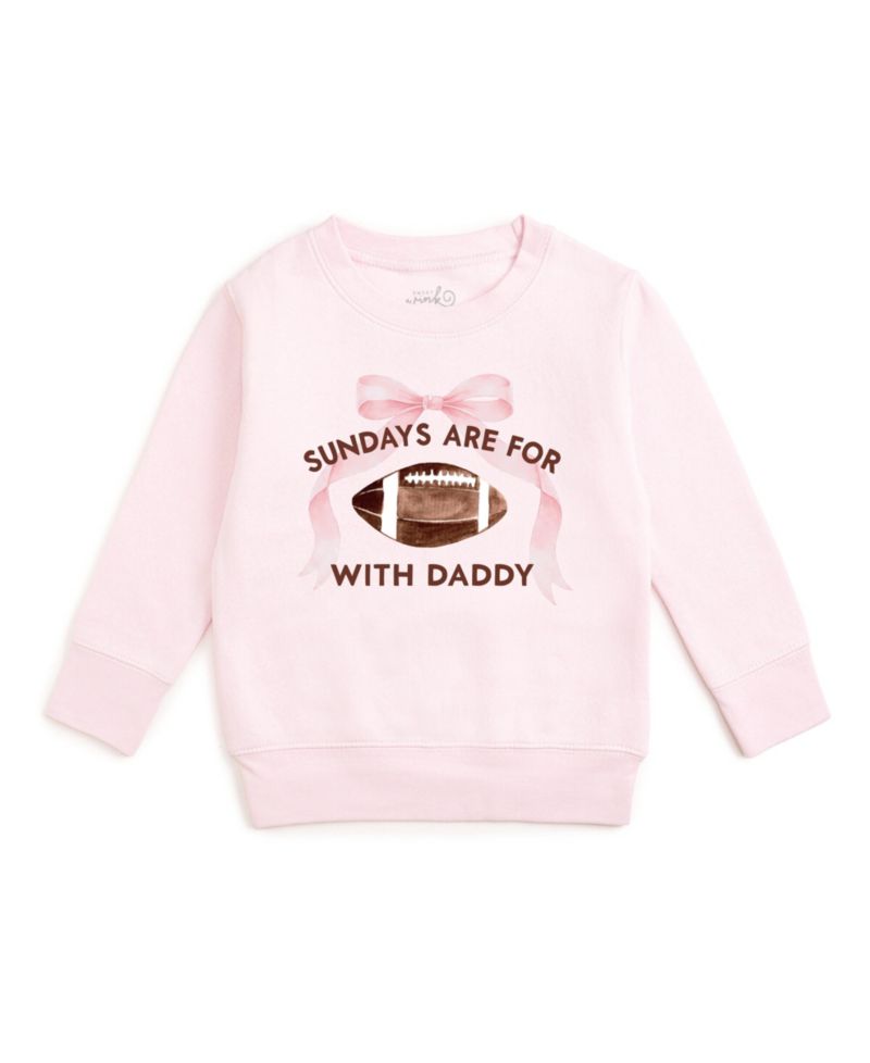Little Girls Sundays Are For Football Sweatshirt