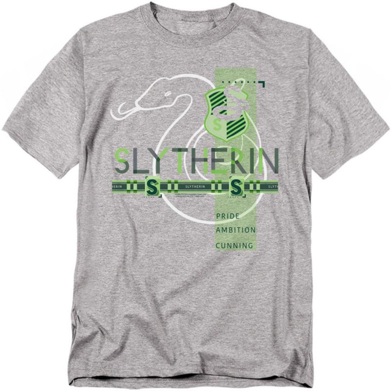 Men's Slytherin Pattern Crest T Shirt